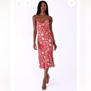 RESA Midi Bias Slip Dress M NWT